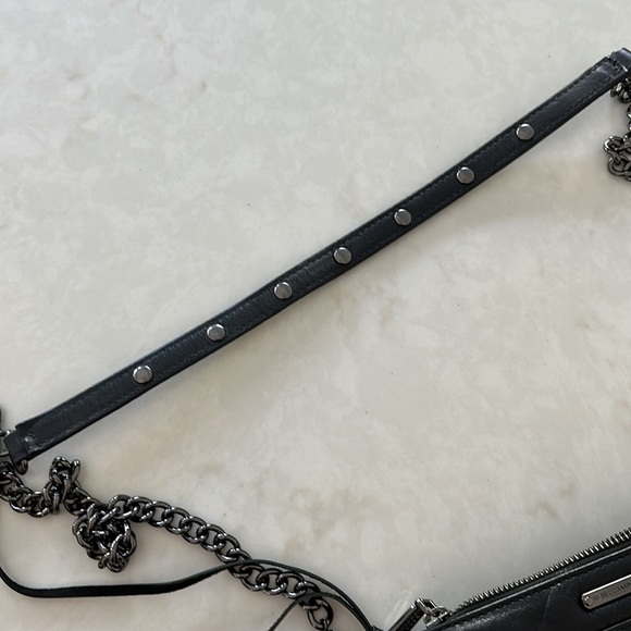 Rebecca Minkoff Quilted Mini MAC Crossbody Bag Black - Picture 11 of 13